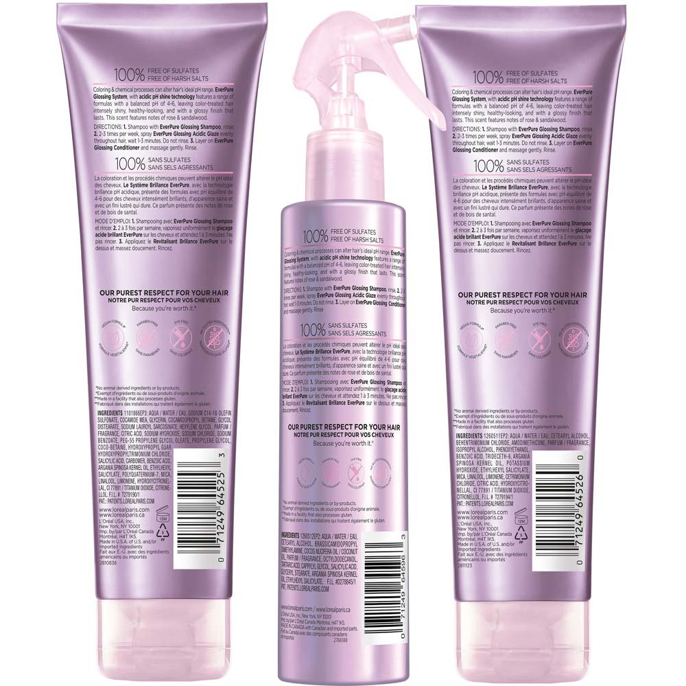 EverPure SulfateFree Glossing Shampoo & Conditioner L'Oréal Paris