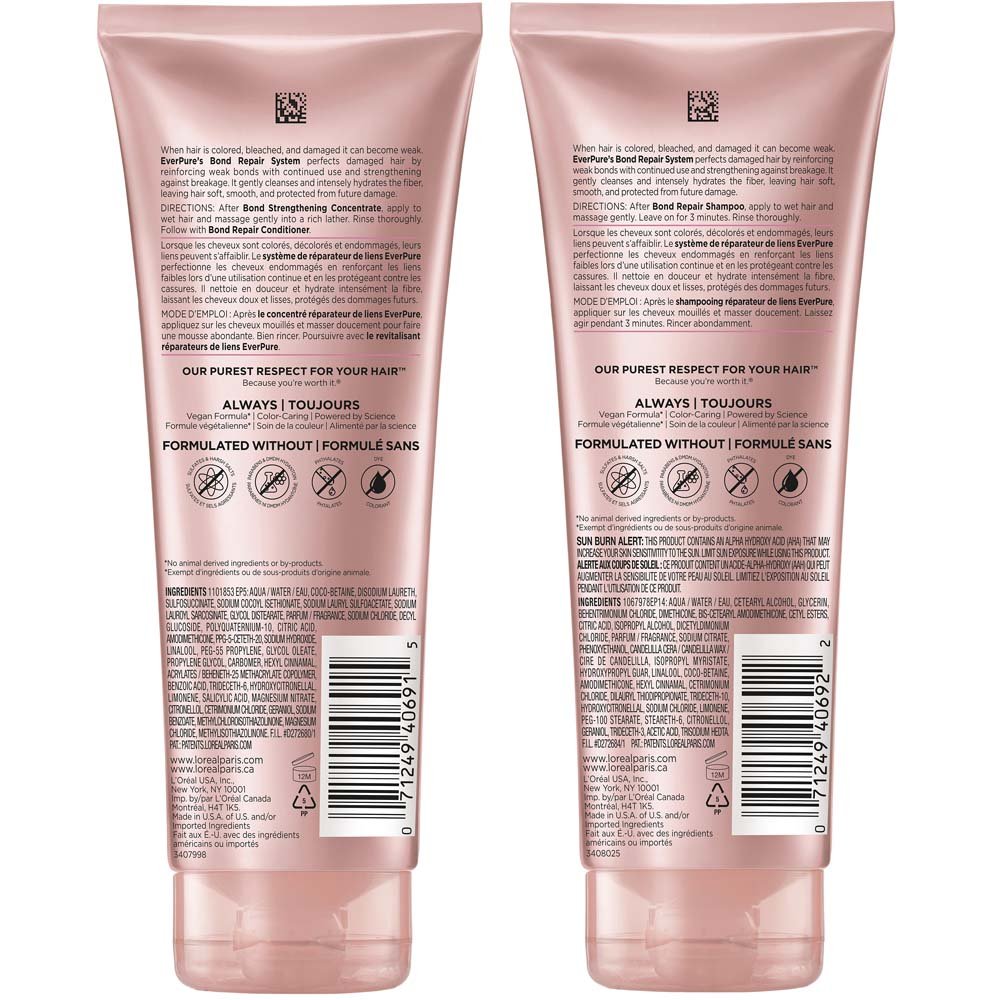 EverPure SulfateFree Bond Strengthening Shampoo and Conditioner Kit