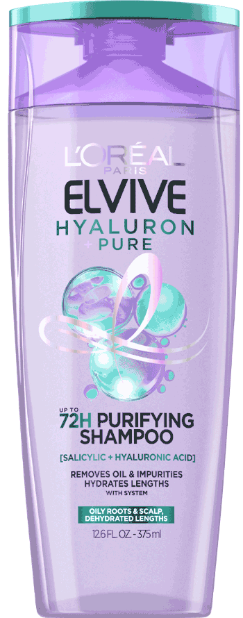 Shampoo Hyaluron Plus Pure 72H Purifying Shampoo for Oily Hair | L ...
