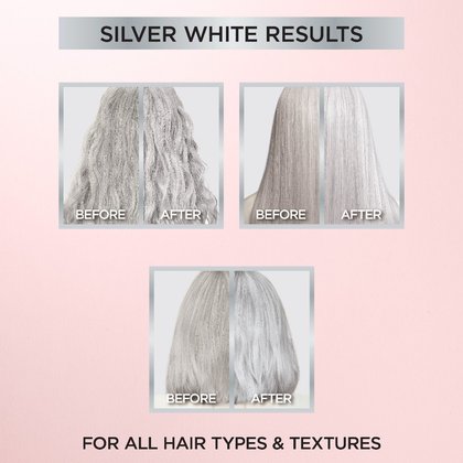 LOreal Haircolor Le Color Gloss Silver White Enhanced 071249654118 AV16