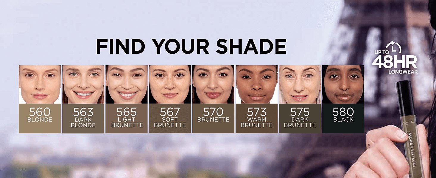 Unbelieva Brow Gel Shades