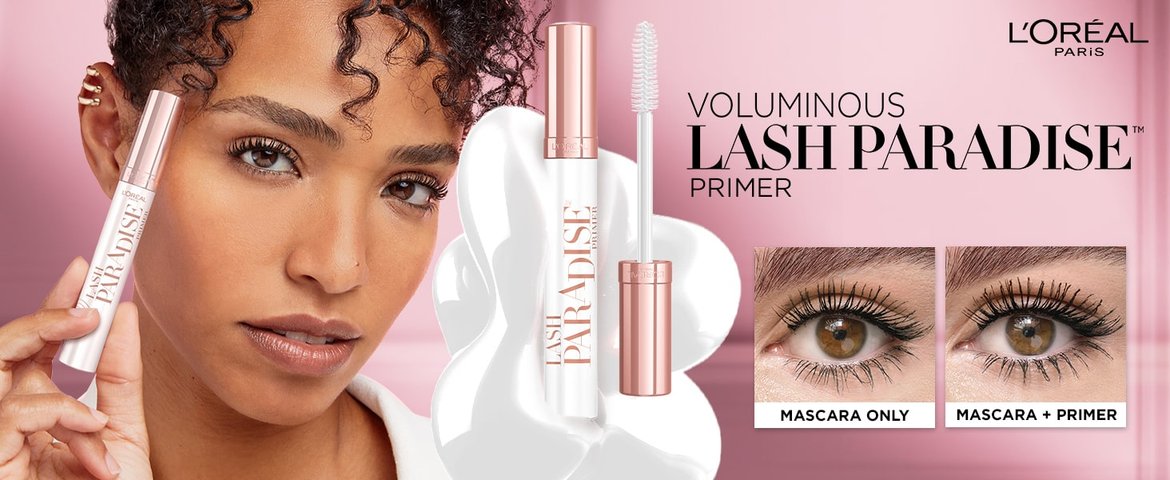 Voluminous Lash Paradise™ Pink Tinted Primer by L'Oréal Paris