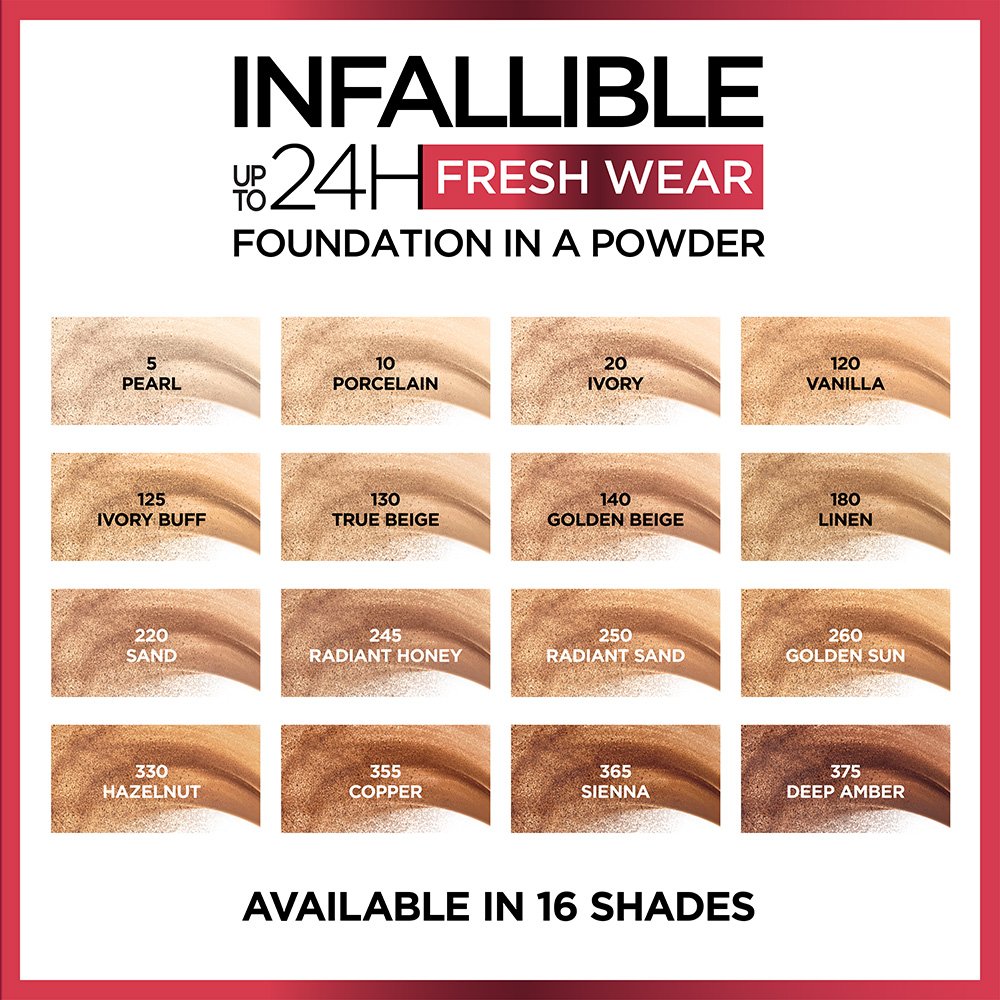 Infallible Fresh Wear 24H Powder Foundation L'Oréal Paris
