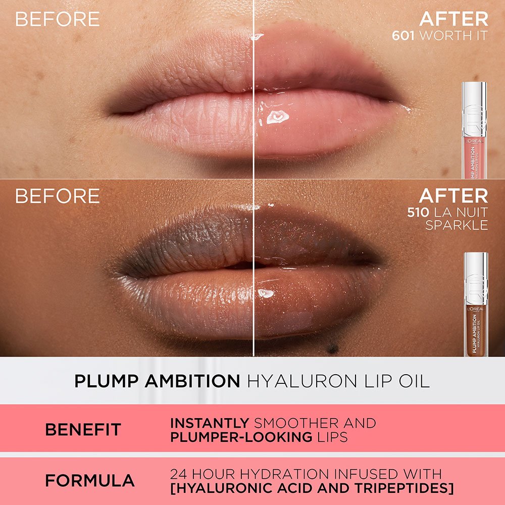 Plump Ambition Hyaluron Lip Oil L Oréal Paris