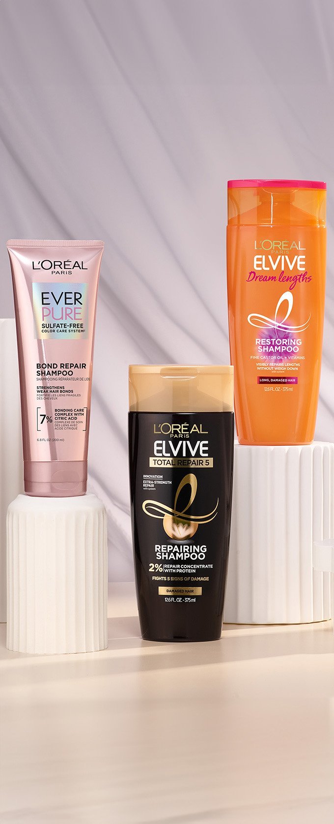 Shampoo for All Hair Types and Hair Concerns - L'Oréal Paris, image size:680x1675