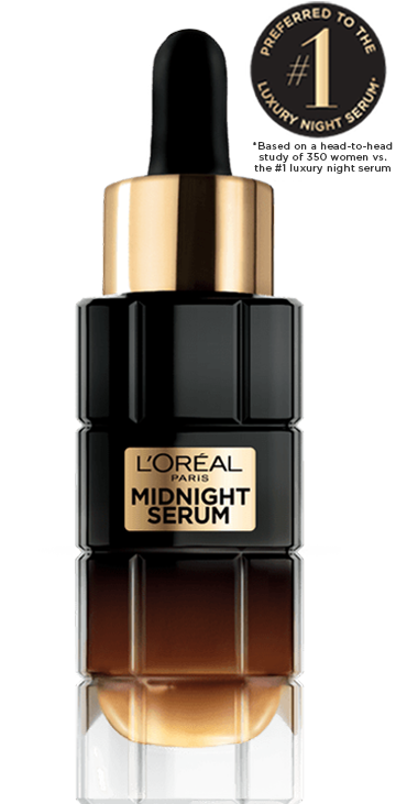 L'Oreal Paris Age Perfect Anti-Aging Midnight Cream, Reduce Wrinkles & Firm  1.7oz + Serum Sample