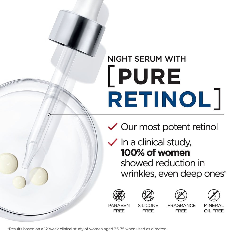 Retinol Serum Fürs Gesicht - Intensives Anti-Aging Serum Für Falten, Dunkle Flecken & Glattere Haut