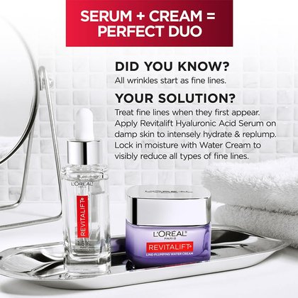 LOreal Skincare Revitalift Derm Intensives Hyaluronic Acid Ceramides Water Family 071249664858 AV56