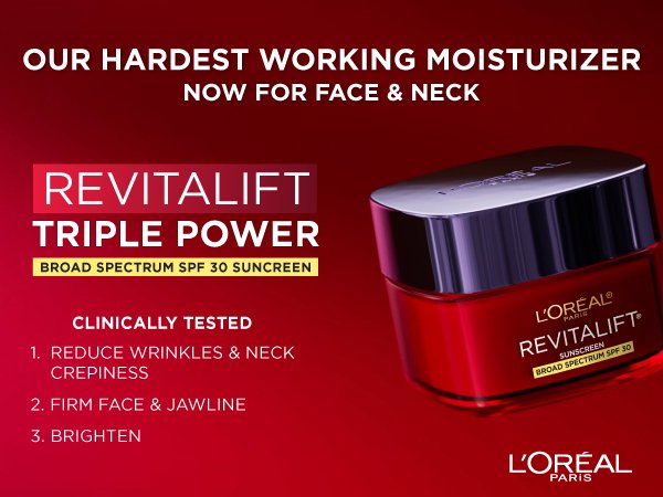 Revitalift Triple Power Moisturizer Banner1 Mobile