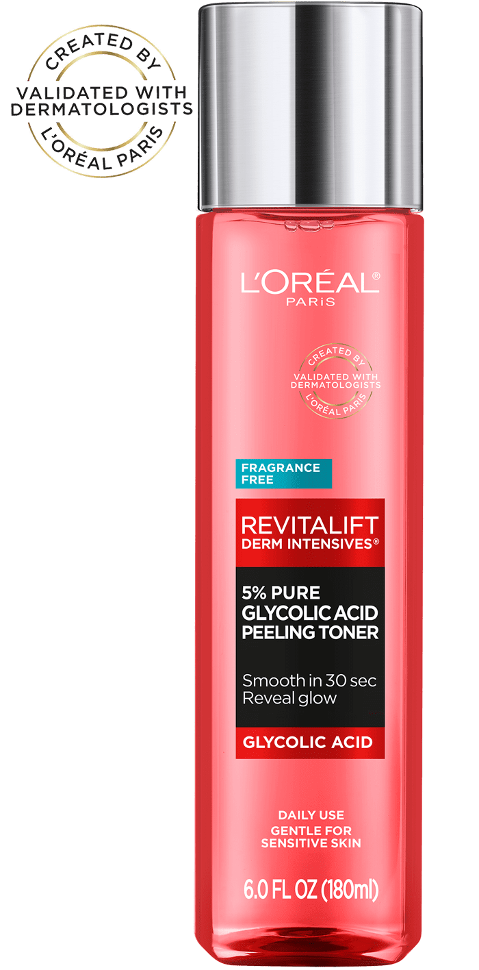 beslag økologisk hjørne Revitalift® Derm Intensives 5% Glycolic Acid Toner - L'Oréal Paris