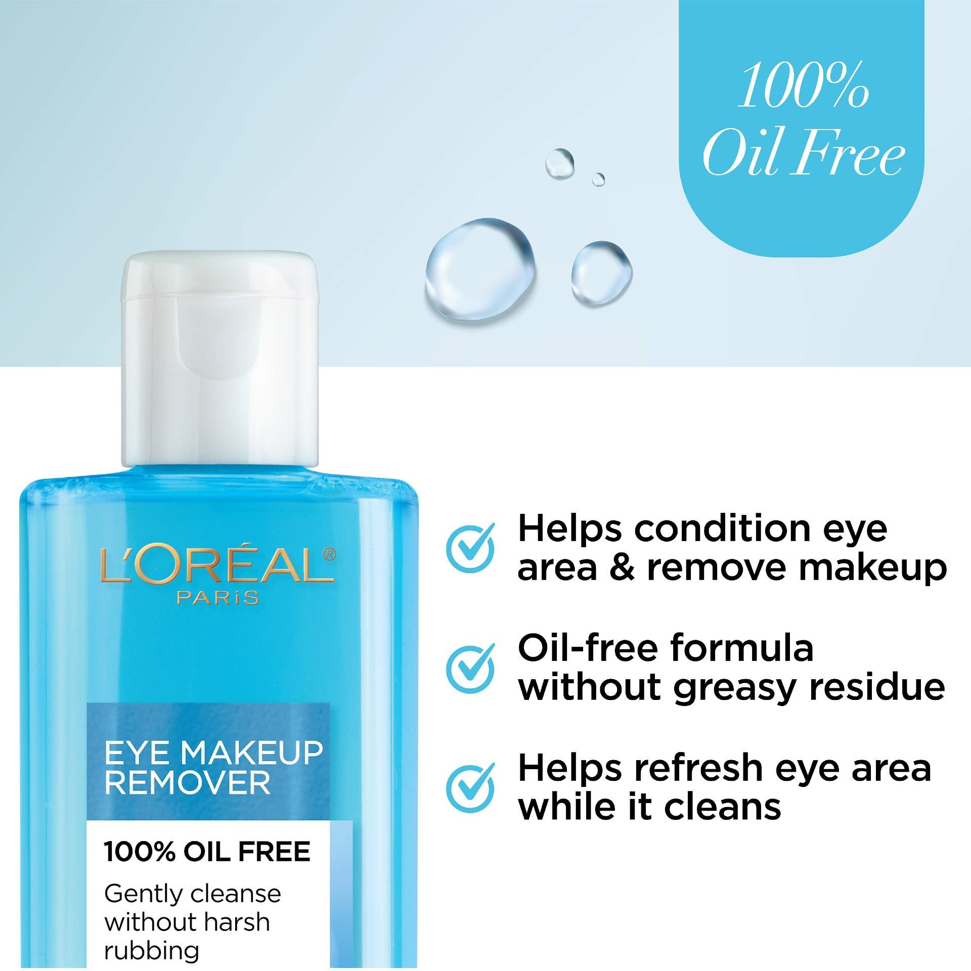 100 OilFree Gentle Eye Makeup Remover L'Oréal Paris