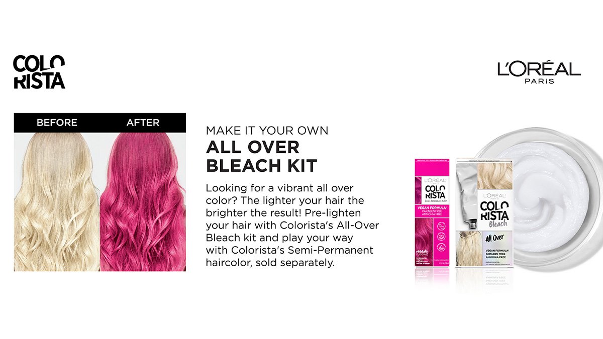 L'Oreal Paris Colorista Semi-Permanent Hair Color for Light Bleached or Blondes, SoftPink - wide 3